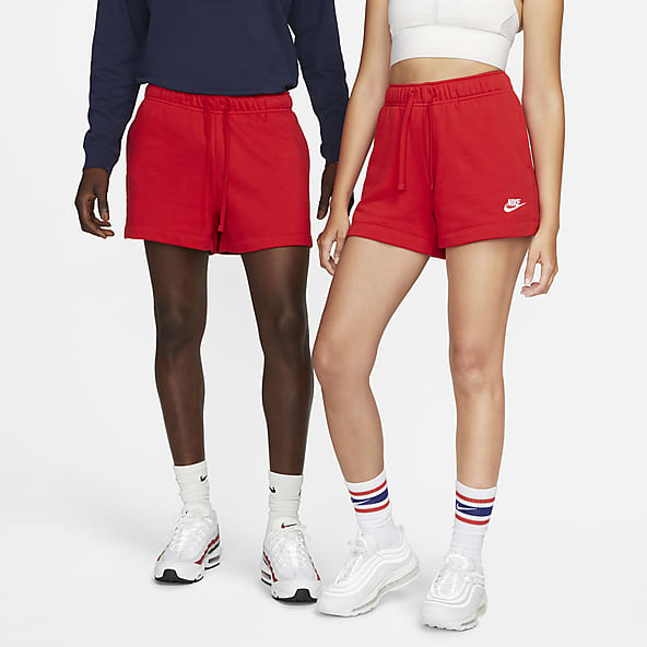 Red Lifestyle Fleece Shorts. Nike